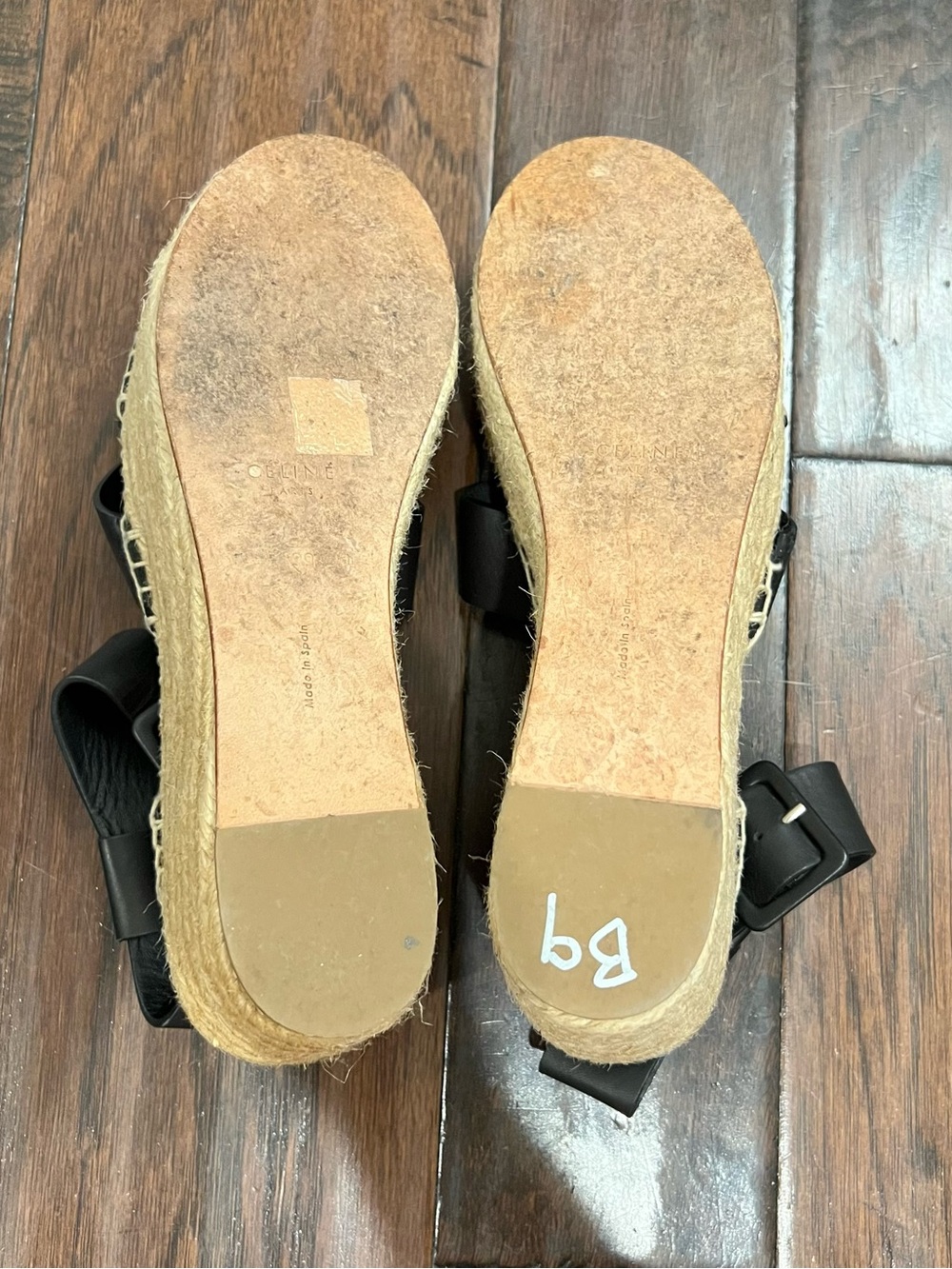 Authentic Celine Paris Wedge Women’s Sandals - Picture 9 of 9